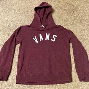 maroon vans hoodie